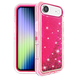 Protective Glitter Liquid Bumper Case - HOT PINK for iPhone Air (Only Ground Shipping)