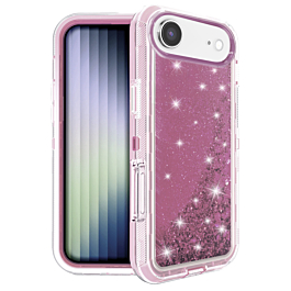 Protective Glitter Liquid Bumper Case - PINK for iPhone Air (Only Ground Shipping)