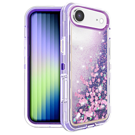 Protective Glitter Liquid Bumper Case - PURPLE for iPhone Air (Only Ground Shipping)