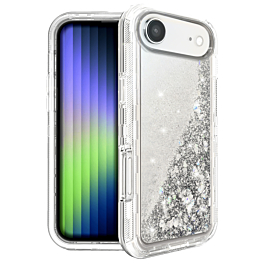 Protective Glitter Liquid Bumper Case - SILVER for iPhone Air (Only Ground Shipping)
