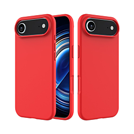Soft Solid Silicone Case (Full Buttom Cover) - RED for iPhone Air (Only Ground Shipping)