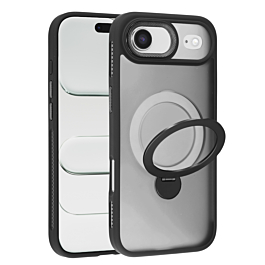 Wireless Charging Case with Built-in Rotating Ring Stand - BLACK for iPhone AIR(Only Ground Shipping)