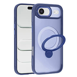 Wireless Charging Case with Built-in Rotating Ring Stand - BLUE for iPhone AIR (Only Ground Shipping)