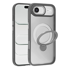 Wireless Charging Case with Built-in Rotating Ring Stand - GRAY for iPhone AIR (Only Ground Shipping)