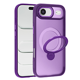Wireless Charging Case with Built-in Rotating Ring Stand - PURPLE for iPhone AIR (Only Ground Shipping)