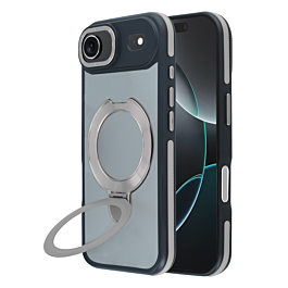 Matte Transparent Case with Wireless Charging Kickstand - GRAY for iPhone Air (Only Ground Shipping)