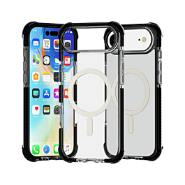 TPU Mesh Sport Case with Wireless Charging - BLACK for iPhone 17A (Only Ground Shipping)