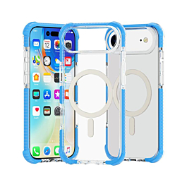 TPU Mesh Sport Case with Wireless Charging - BLUE for iPhone 17A (Only Ground Shipping)
