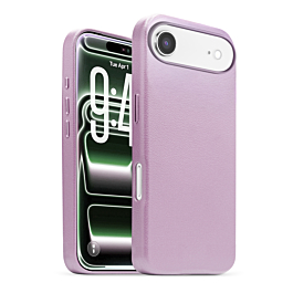 New Leather Case with Wireless Charger - LIGHT PURPLE for iPhone Air (Only Ground Shipping)