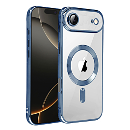 Shiny Wireless Charging Clear Case - DARK BLUE for iPhone Air (Only Ground Shipping)