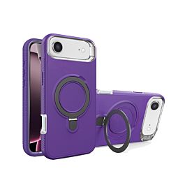 Support Heavy Duty Case with Wireless Charging Kickstand - PURPLE for iPhone Air (Only Ground Shipping)