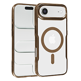 Glossy & Transparent Magnetic Case - DESERT GOLD for iPhone Air (Only Ground Shipping)