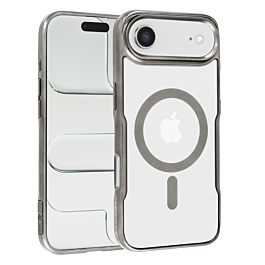 Glossy & Transparent Magnetic Case - TITANIUM for iPhone Air (Only Ground Shipping)