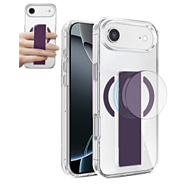 Hard Clear Case with MagGrip for iPhone Air (PURPLE) (Only Ground Shipping)
