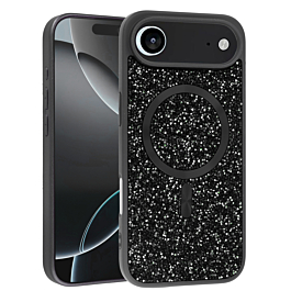 Wireless Charging Bling Diamond Crystal Case - BLACK for iPhone Air (Only Ground Shipping)