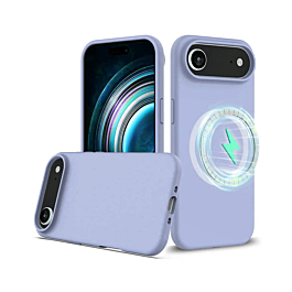 Soft Solid Silicone Case with Wireless Charging - LIGHT BLUE for iPhone Air (Only Ground Shipping)