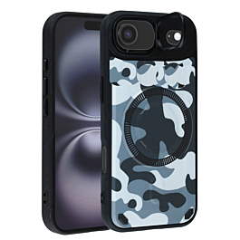 Camo Design Thin Magnetic Case with Camera Stand Kickstand - Style 4 for iPhone Air (Only Ground Shipping)