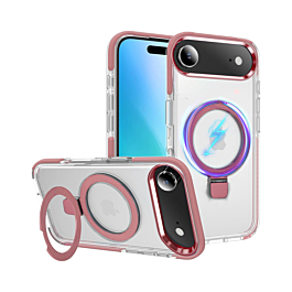 Magnetic Clear Case with Kickstand - PINK for iPhone Air (Only Ground Shipping)