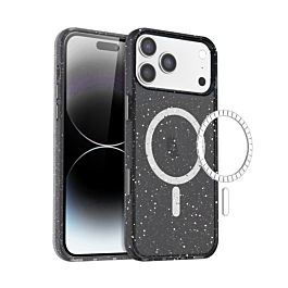 Splash - Ink Design Wireless Charging Case - BLACK for iPhone 17 Pro (Only Ground Shipping)