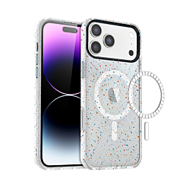 Splash - Ink Design Wireless Charging Case - WHITE for iPhone 17 Pro (Only Ground Shipping)