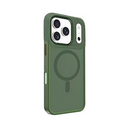 New Magnetic Wireless Charging Case - DARK GREEN for iPhone 17 Pro (Only Ground Shipping)