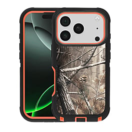 Heavy Duty Case for iPhone 17 Pro (CAMO ORANGE) (Only Ground Shipping)