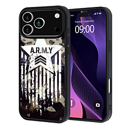 Printing Aluminum Plate Case - A.R.M.Y. for iPhone 17 Pro (Only Ground Shipping)