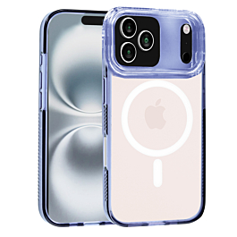 Magnetic Clear Case - PURPLE for iPhone 17 Pro (Only Ground Shipping)