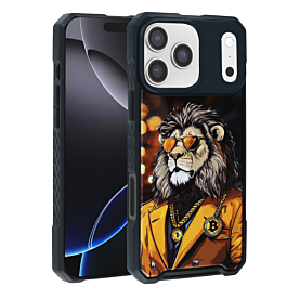 Cyber Magnetic DIY Series Cases - LION for iPhone 17 Pro (Only Ground Shipping)