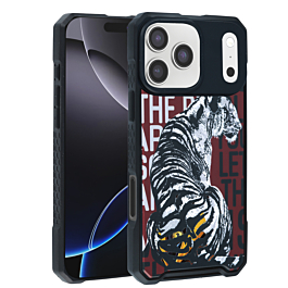 Cyber Magnetic DIY Series Cases - TIGER for iPhone 17 Pro (Only Ground Shipping)