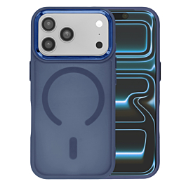 New Magnetic Wireless Charging Case with IC Chip (NAVY BLUE) for iPhone 17 Pro (Only Ground Shipping)