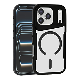 Slim Frosted Translucent Phone Case with Magsafe - BLACK for iPhone 17 Pro (Only Ground Shipping)