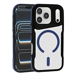 Slim Frosted Translucent Phone Case with Magsafe - BLUE for iPhone 17 Pro (Only Ground Shipping)