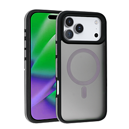 Bicolor Matte Magnetic Translucency Case - GRAY for iPhone 17 Pro (Only Ground Shipping)