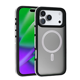 Bicolor Matte Magnetic Translucency Case - WHITE for iPhone 17 Pro (Only Ground Shipping)