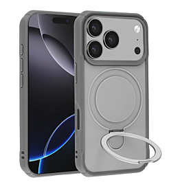Shockproof Case with Magnetic Kickstand - GRAY for iPhone 17 Pro (Only Ground Shipping)