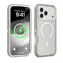 Wireless Charging Transparent Shockproof Case - CLEAR for iPhone 17 Pro (Only Ground Shipping)
