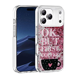 Liquid Quicksand Glitter Cover Case - OK for iPhone 17 Pro Max (Only Ground Shipping)
