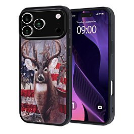 Printing Aluminum Plate Case - USA FLAG for iPhone 17 Pro Max (Only Ground Shipping)