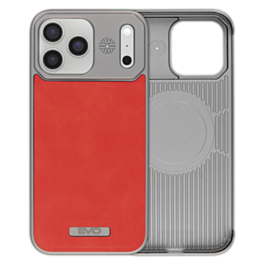 Metallic Leather Case (BURGUNDY) for iPhone 17 Pro Max (Only Ground Shipping)