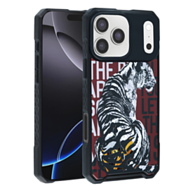 Cyber Magnetic DIY Series Cases - TIGER for iPhone 17 Pro Max (Only Ground Shipping)