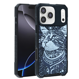 Cyber Magnetic DIY Series Cases - CAT for iPhone 17 Pro Max (Only Ground Shipping)