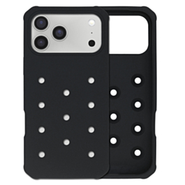 Charm Built Silicone Case (BLACK) for iPhone 17 Pro Max (Only Ground Shipping)