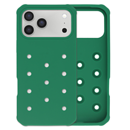 Charm Built Silicone Case (DARK GREEN) for iPhone 17 Pro Max (Only Ground Shipping)