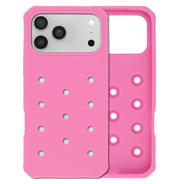 Charm Built Silicone Case (HOT PINK) for iPhone 17 Pro Max (Only Ground Shipping)
