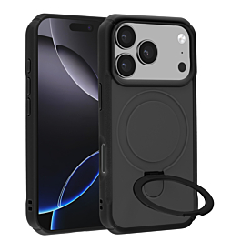 Shockproof Case with Magnetic Kickstand - BLACK for iPhone 17 Pro Max (Only Ground Shipping)
