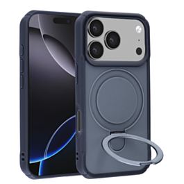 Shockproof Case with Magnetic Kickstand - NAVY BLUE for iPhone 17 Pro Max (Only Ground Shipping)