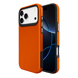 Shock Absorption Protective Dual Layer Case  - ORANGE for iPhone 17 Pro Max (Only Ground Shipping)