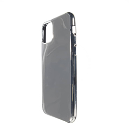 New Design Transparent Silicone Case - BLACK for iPhone 11 Pro Max (Only Ground Shipping)