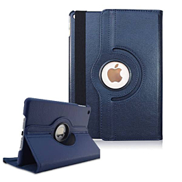 360 Degree Rotating Swivel Stand Case - DARK BLUE for iPad Mini 1 / 2 / 3 (Only Ground Shipping)
